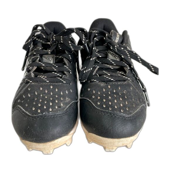 Youth Boys Under Armour Leadoff Black Low Rim Baseball/Soccer Cleats Size 12K - Picture 4 of 15